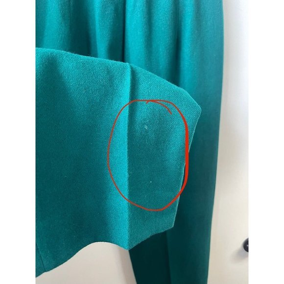 Vintage women’s hunter green size 10 Russ‎ 100% wool pants - Picture 8 of 9